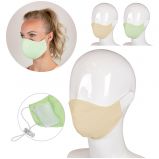 Herbruikbaar gezichtsmasker medisch katoen 3-laags LT93955